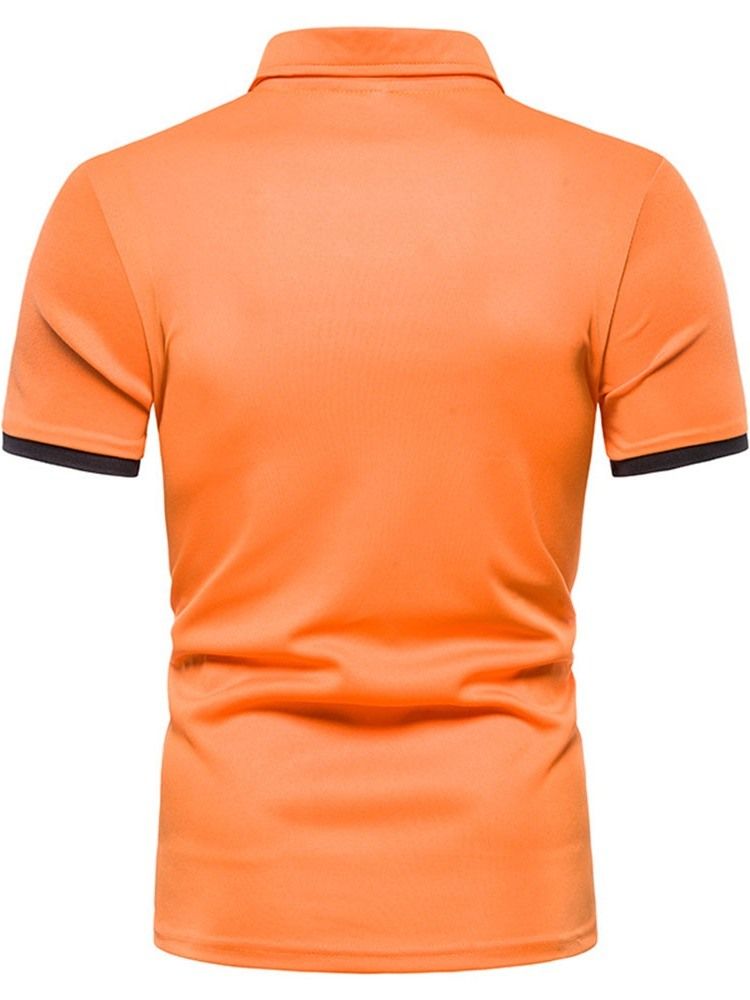 Polo-hals-sportknopf-herren-poloshirt