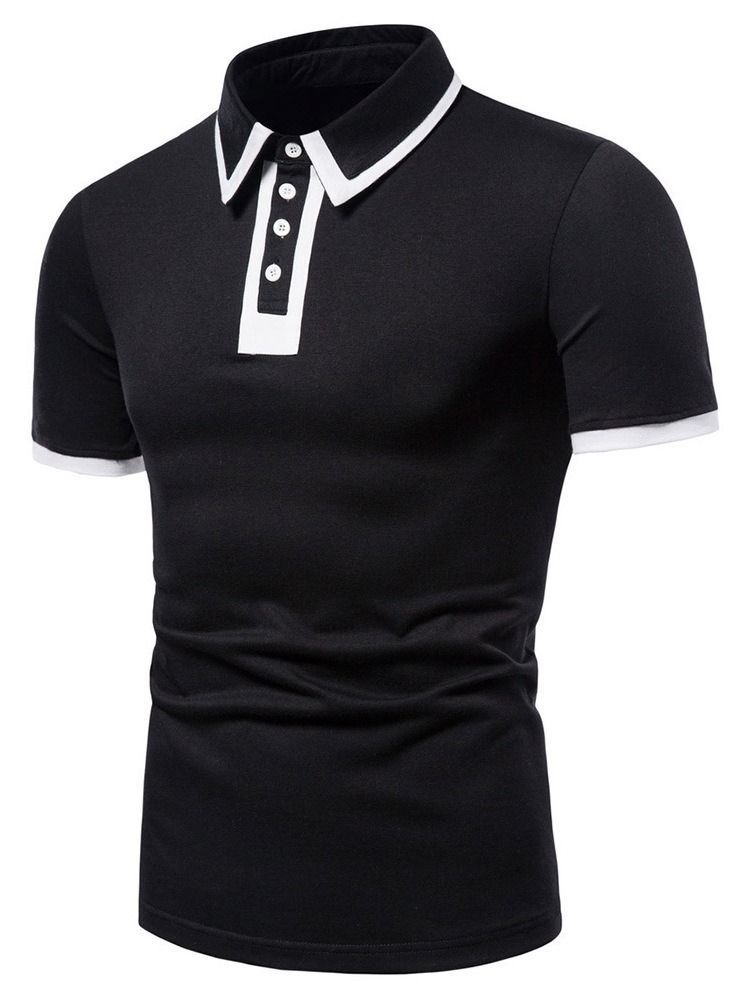 Revers Casual Button Herren Poloshirt