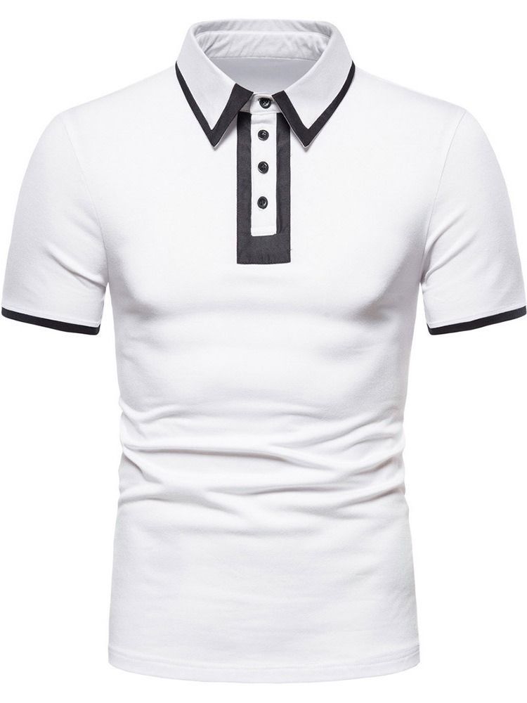 Revers Casual Button Herren Poloshirt