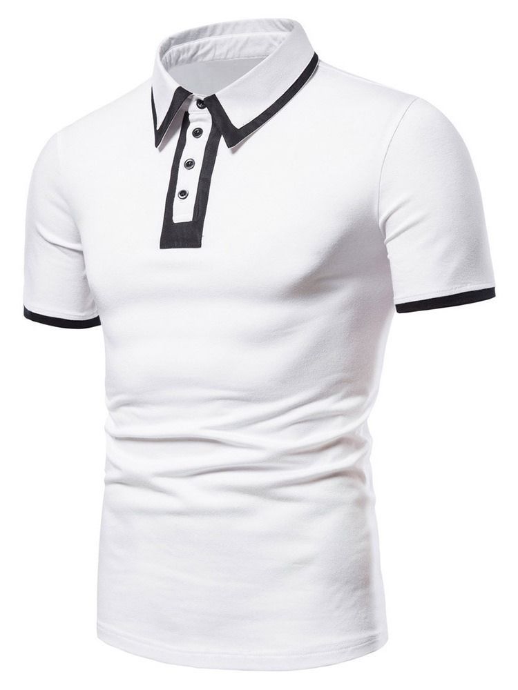 Revers Casual Button Herren Poloshirt