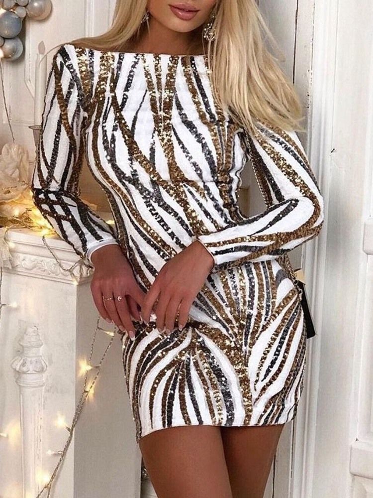 Frauen Overknee Long Sleeve Off Shoulder Fashion Bodycon Kleid